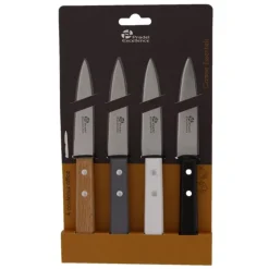 PRADEL EXCELLENCE COUTEAUX OFFICE MANCHES COULEUR X4