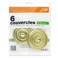 LE PARFAIT COUVERCLES POUR TERRINES D100 X6