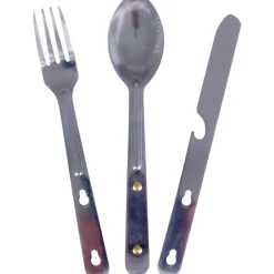 CAO COUVERTS X3 INOX AVEC AGRAFE