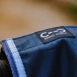 RIDING WORLD COUVRE REINS ECO IMPERMEABLE MARINE