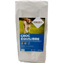 TERZEO VOS ANIMAUX CROQUETTE CROC EQUILIBRE 20KG