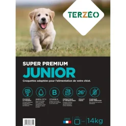 TERZEO VOS ANIMAUX CROQUETTE SUPER PREMIUM JUNIOR 14KG