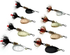 MEPPS CUILLER ARGENT MOUCHE ROUGE