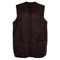 Homme BARBOUR DOUBLURE POLARQUILT DARK BROWN