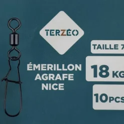 TERZEO PÊCHEURS EMERILLONS A AGRAFE NICE X10