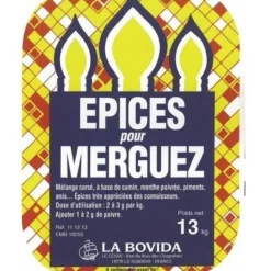 LA BOVIDA EPICES A MERGUEZ