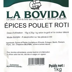LA BOVIDA EPICES POUR POULET ROTI