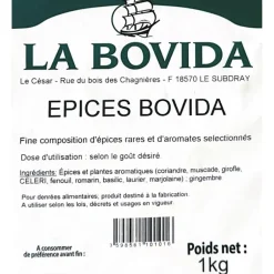 LA BOVIDA EPICES POUR PÂTE, RILLETTE ET SAUCISSON