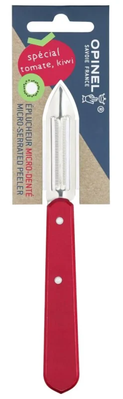 OPINEL EPLUCHEUR MICRODENTE ROUGE