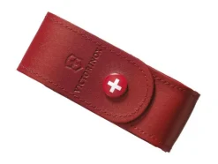 VICTORINOX ETUI CUIR ROUGE COUTEAU 6/14 PIECES