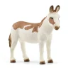 Enfant SCHLEICH FIGURINE ANE AMERICAIN TACHETE