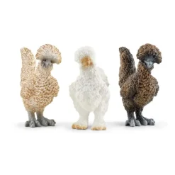 Enfant SCHLEICH FIGURINE TRIO DE POULES