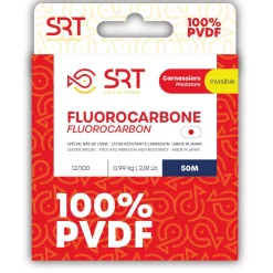 SRT FIL DE PECHE FLUOROCARBONE 100% PVDF 50M