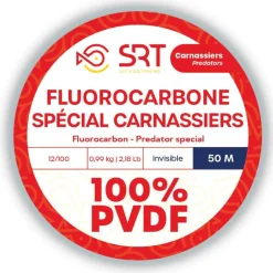 SRT FIL DE PECHE FLUOROCARBONE 100% PVDF 50M