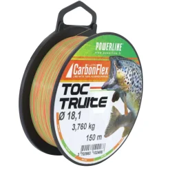 POWERLINE FLUOROCARBON CARBONFLEX TRUITE 150M