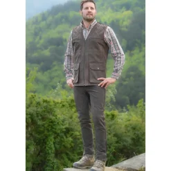 Homme TERZEO CHASSEURS FUSEAU CHASSE CUIR MARRON