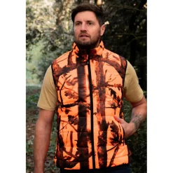 Homme PERCUSSION GILET CHASSE WARM REVERSIBLE