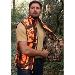 Homme PERCUSSION GILET CHASSE WARM REVERSIBLE