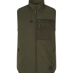 Homme SEELAND GILET CHAUFFANT CELSIUS PINE GREEN