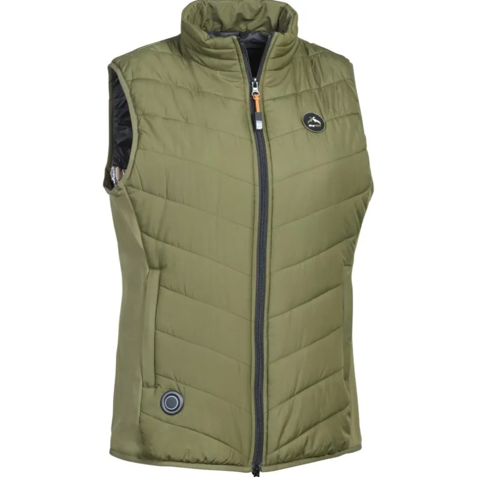 Femme PROHUNT GILET DE CHASSE FEMME CHAUFFANT HYBRIDE KAKI