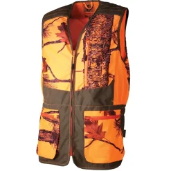 Homme SOMLYS GILET DE CHASSE HOMME CLASSY G3 CAMO ORANGE