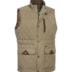 Homme CLUB INTERCHASSE GILET DE CHASSE MATELASSE HOMME ARES TABAC