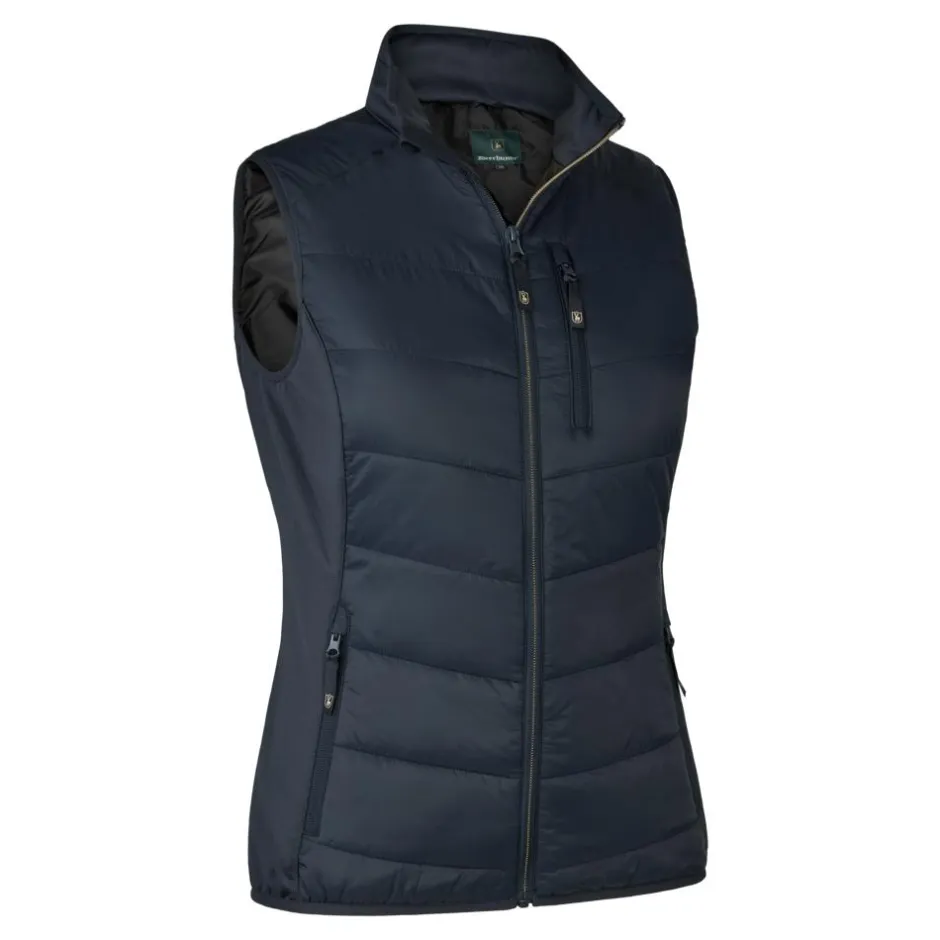 Femme DEERHUNTER GILET FEMME HEAT PADDED NAVY