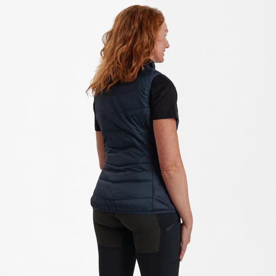 Femme DEERHUNTER GILET FEMME HEAT PADDED NAVY