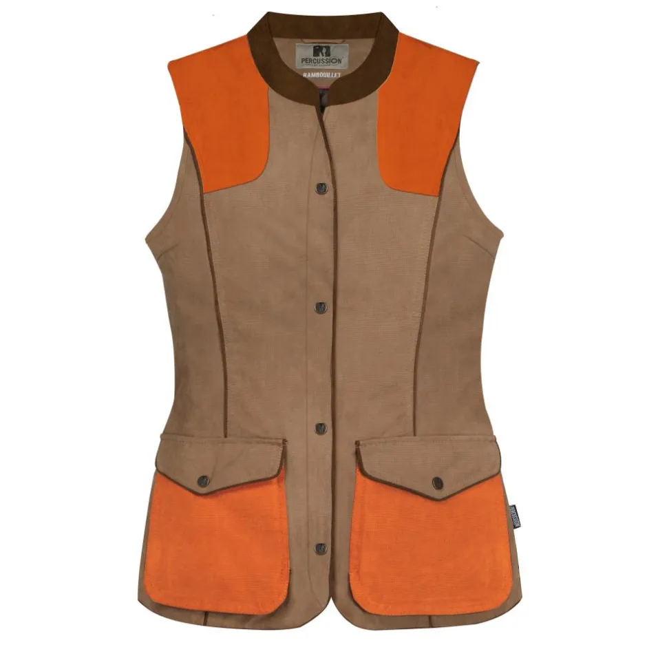 Femme PERCUSSION GILET FEMME RAMBOUILLET ORANGE