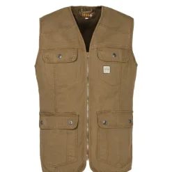 Homme PERCUSSION GILET HOMME COUNTRY MARRON