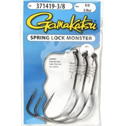 GAMAKATSU HAMECON TEXAN EWG SUPERLINE SPRING LOCK MONSTER WEIGHTED