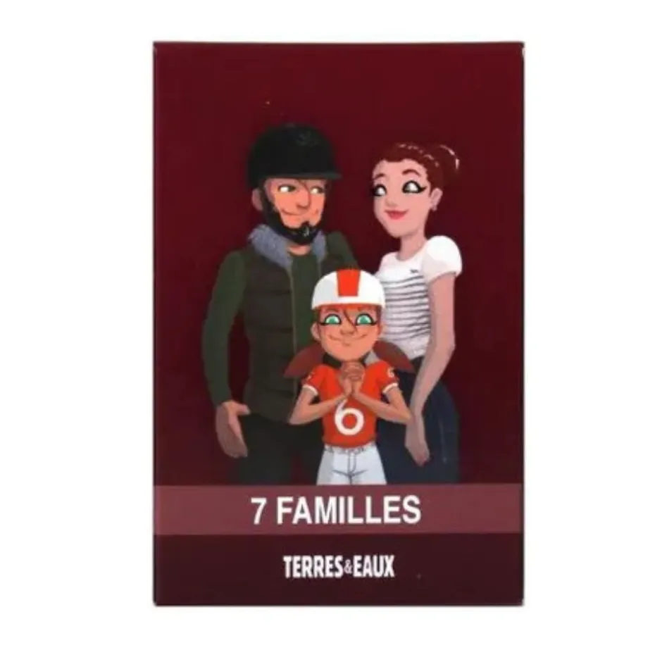 Enfant TERRES & EAUX JEU DE 7 FAMILLES T&E CAVALIERS