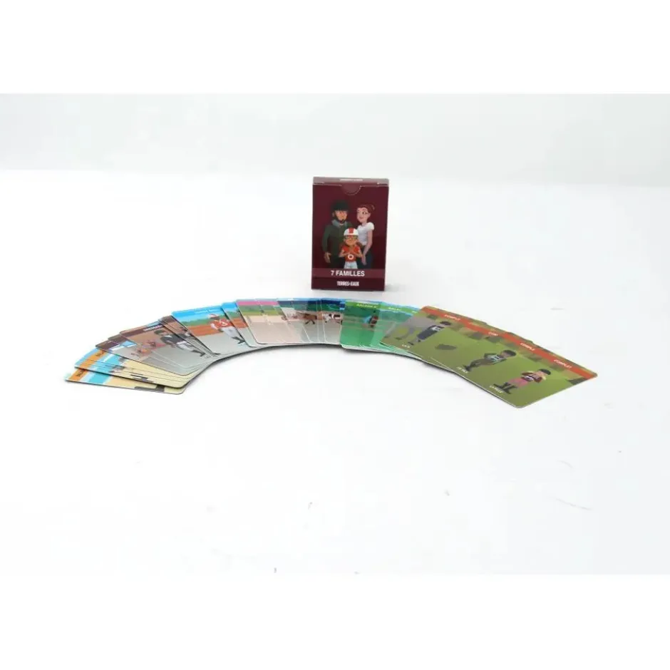Enfant TERRES & EAUX JEU DE 7 FAMILLES T&E CAVALIERS