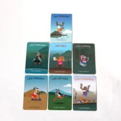 Enfant TERRES & EAUX JEU DE 7 FAMILLES T&E CHASSEURS