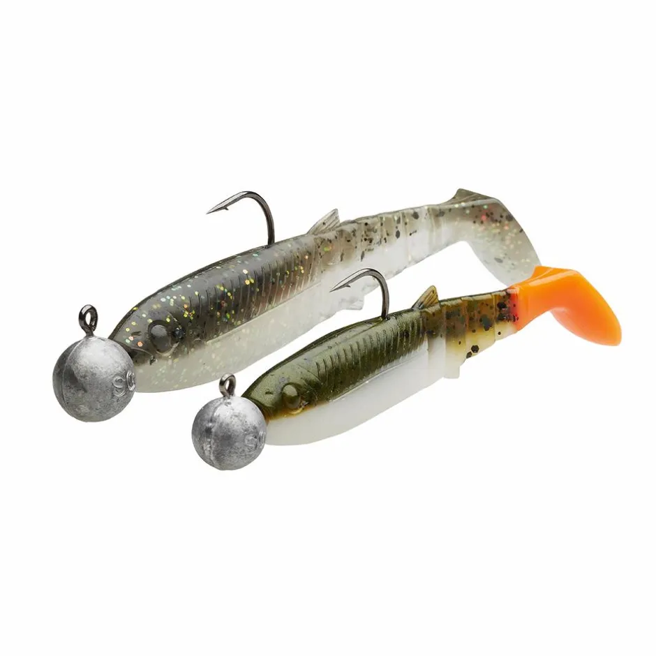 SAVAGE GEAR KIT DE 30 LEURRES SOUPLES CANNIBAL SHAD 5.5CM ET 6.8CM