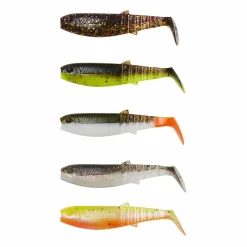SAVAGE GEAR KIT DE 30 LEURRES SOUPLES CANNIBAL SHAD 5.5CM ET 6.8CM