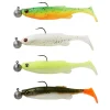 SAVAGE GEAR KIT DE 4 LEURRES SOUPLES FAT MINNOW T-TAIL RTF 10.5CM