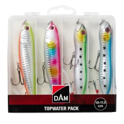 DAM KIT DE LEURRE TOPWATER X4 10/11,5CM