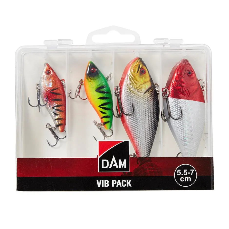 DAM KIT DE LEURRES VIBRATION X4 5,5/7CM
