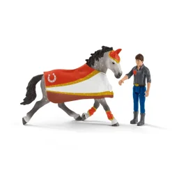 Enfant SCHLEICH KIT DE VOLTIGE ÉQUESTRE HORSE CLUB MIA