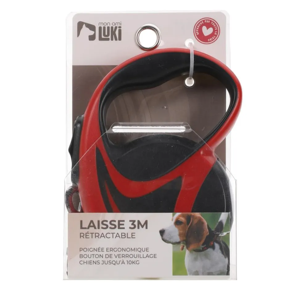 MON AMI LUKI LAISSE RETRACTABLE 3M <10KG
