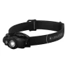 LED LENSER LAMPE FRONTALE MH4 400LUM RECHARGE NR/NR