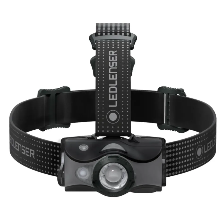 LED LENSER LAMPE FRONTALE MH7 600LUM RECHARG NR/GRI