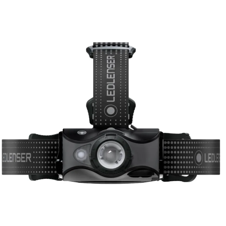 LED LENSER LAMPE FRONTALE MH7 600LUM RECHARG NR/GRI