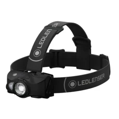 LED LENSER LAMPE FRONTALE MH8 600LUM RECHARG NR/NR