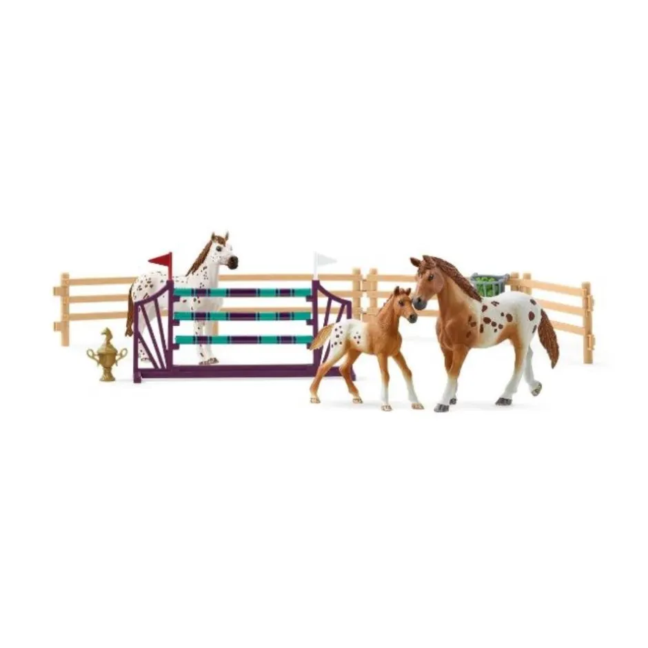 Enfant SCHLEICH LENTRAÎNEMENT AU CONCOURS DHORSE CLUB