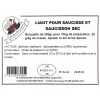 MA CHARCUTERIE MAISON LIANT POUR SAUCISSE & SAUCISSON SEC125G