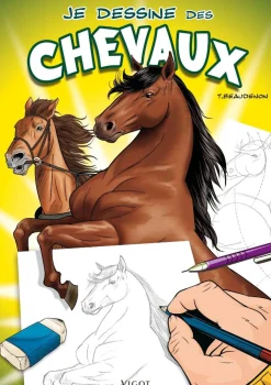 Enfant EDITION VIGOT LIVRE JE DESSINE DES CHEVAUX