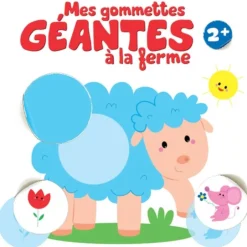 Enfant LIVRE MES GOMMETTES GEANTES A LA FERME V