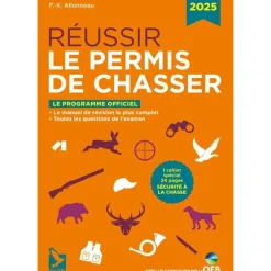 EDITION GERFAUT LIVRE REUSSIR LE PERMIS DE CHASSER 2025